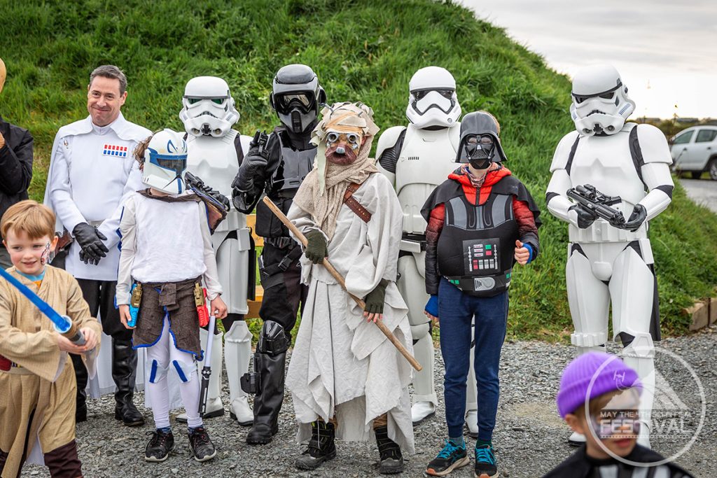 Young children posing for a photo