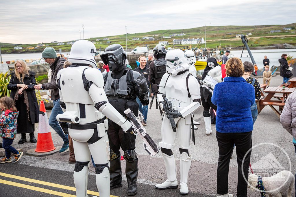 Storm troopers guarding a picnic