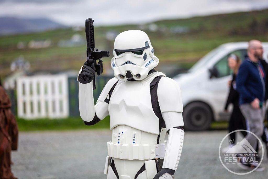 Storm trooper outside