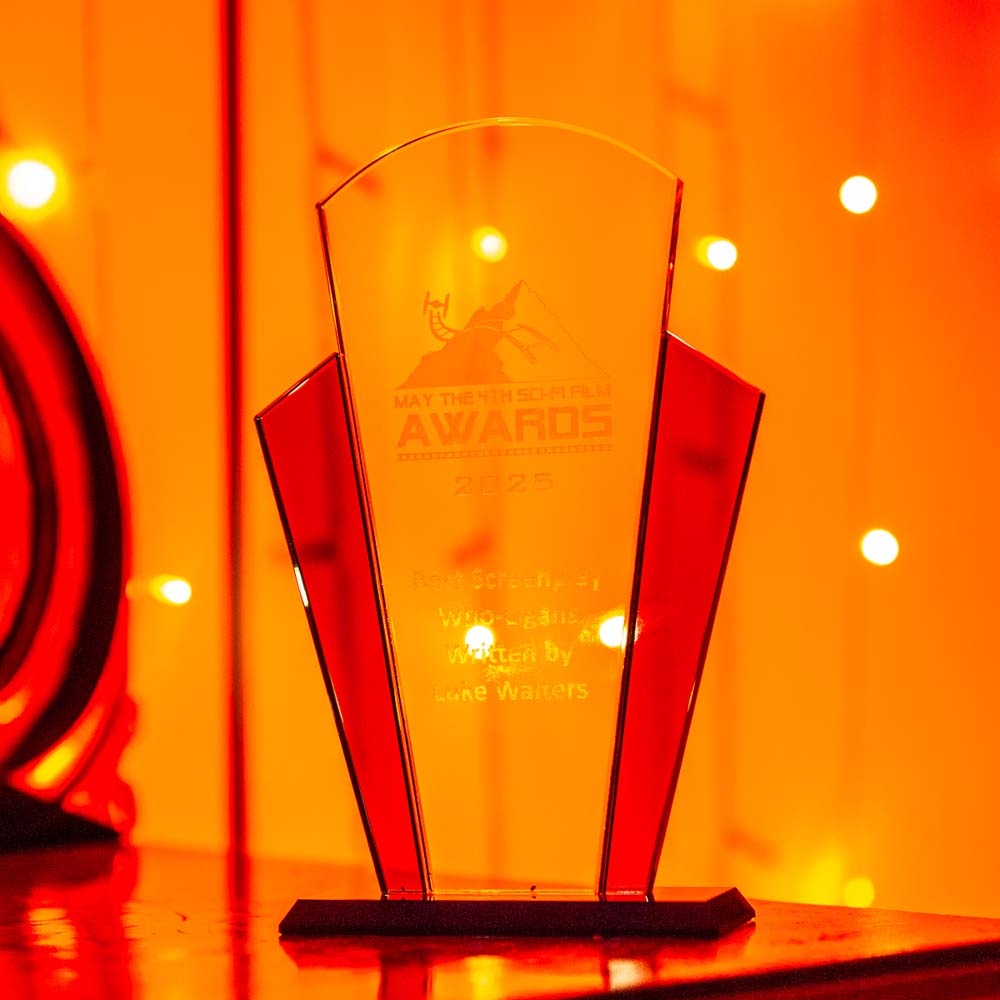 An award on the table